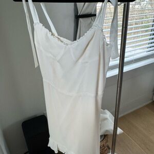 Few Moda O.P.T White Sleeveless Dress with Bow Straps
